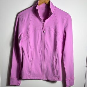 Lululemon Define Jacket Pink Define Full Zip Athletic Jacket Size 10